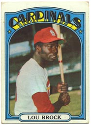 1972 Topps Baseball Cards      200     Lou Brock